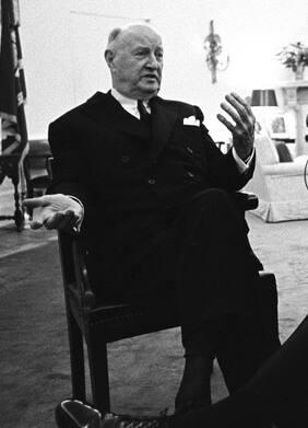 Image courtesy of the Lyndon Baines Johnson Library and Museum, Audio/Video Archives Collection…