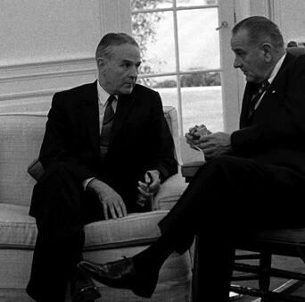 Image courtesy of the Lyndon Baines Johnson Library and Museum, Audio/Video Archives Collection…