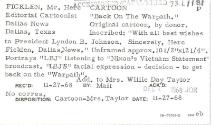 Image courtesy of the Lyndon Baines Johnson Library and Museum, Museum Collections, White House…